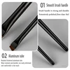 New 1-2pcs Blade Makeup Brushes Angled Thin Eyebrow Brush Flat Fine Eyeliner Brush Professional Liner Brow Beauty Make Up Tool 4