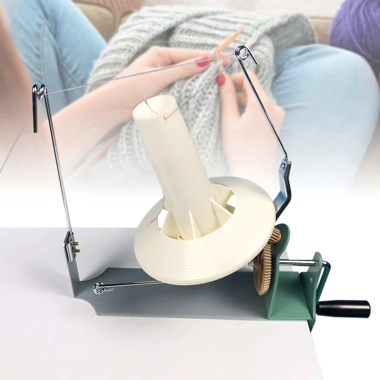 knit picks yarn ball winder hand