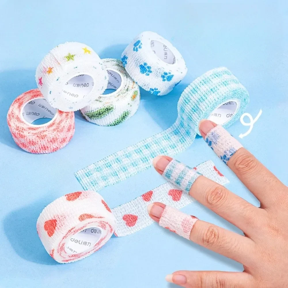 Finger Bandage Self-Adhesive Elastic Finger Protector for Students Writing