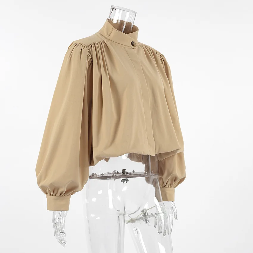 Amari Pleated Cropped Jacket - Side View