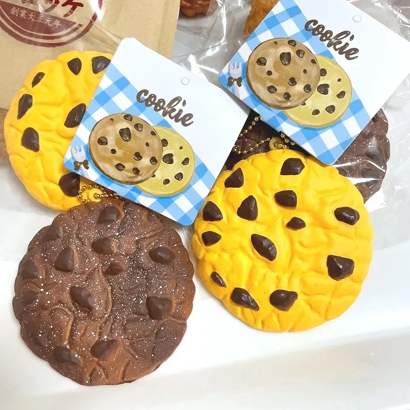 

Squishy Foo Squeeze Cookie Stress Ball for Kids Creative Squishy Food Kids Simulation Bread Bun Relax Relieve Brain Training