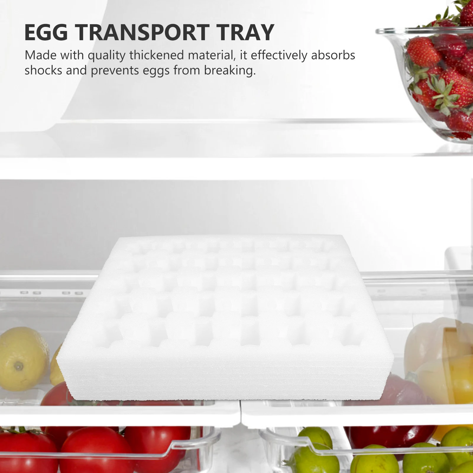 2 set for Delivery Reusable Holder Thickened Protective Tray Cotton Stackable Chicken Eggs Storage