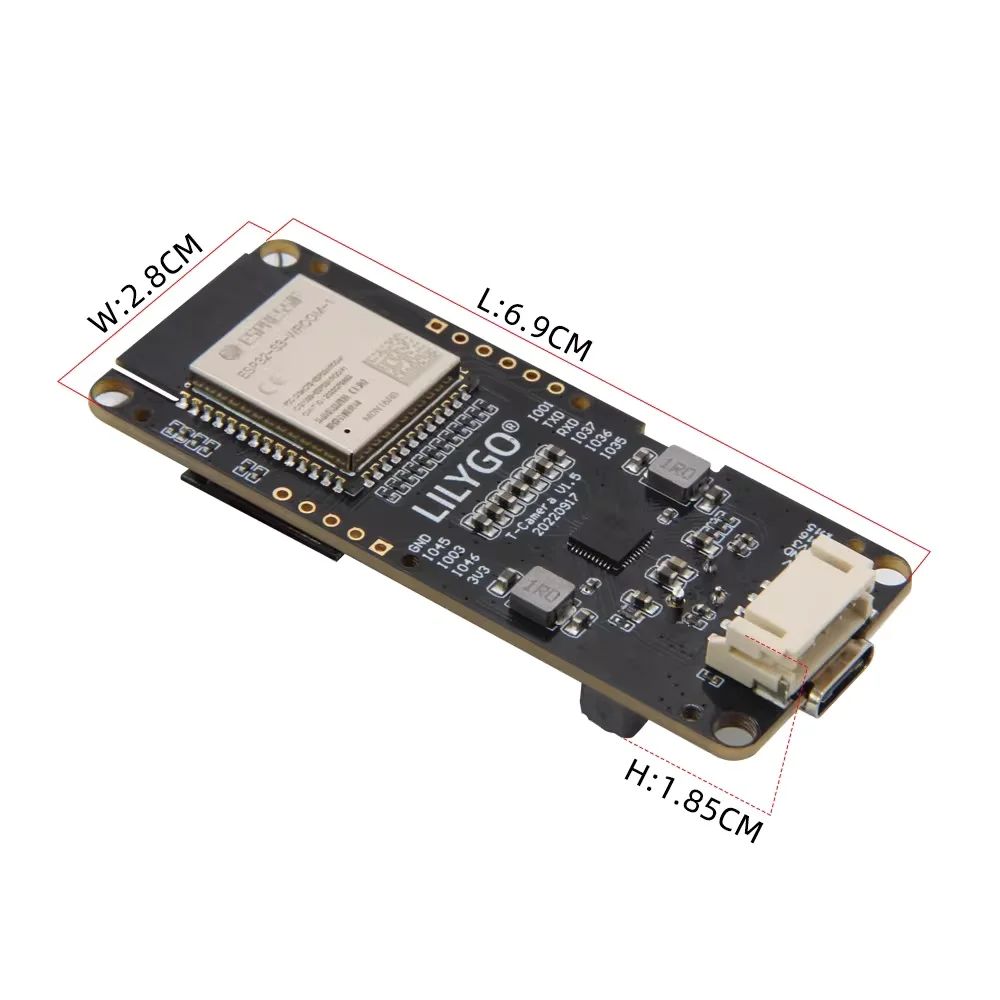 릴리고 ® T-Camera-S3 ESP32-S3 WiFi 블루투스 개발 보드 0.96인치 OLED 모듈