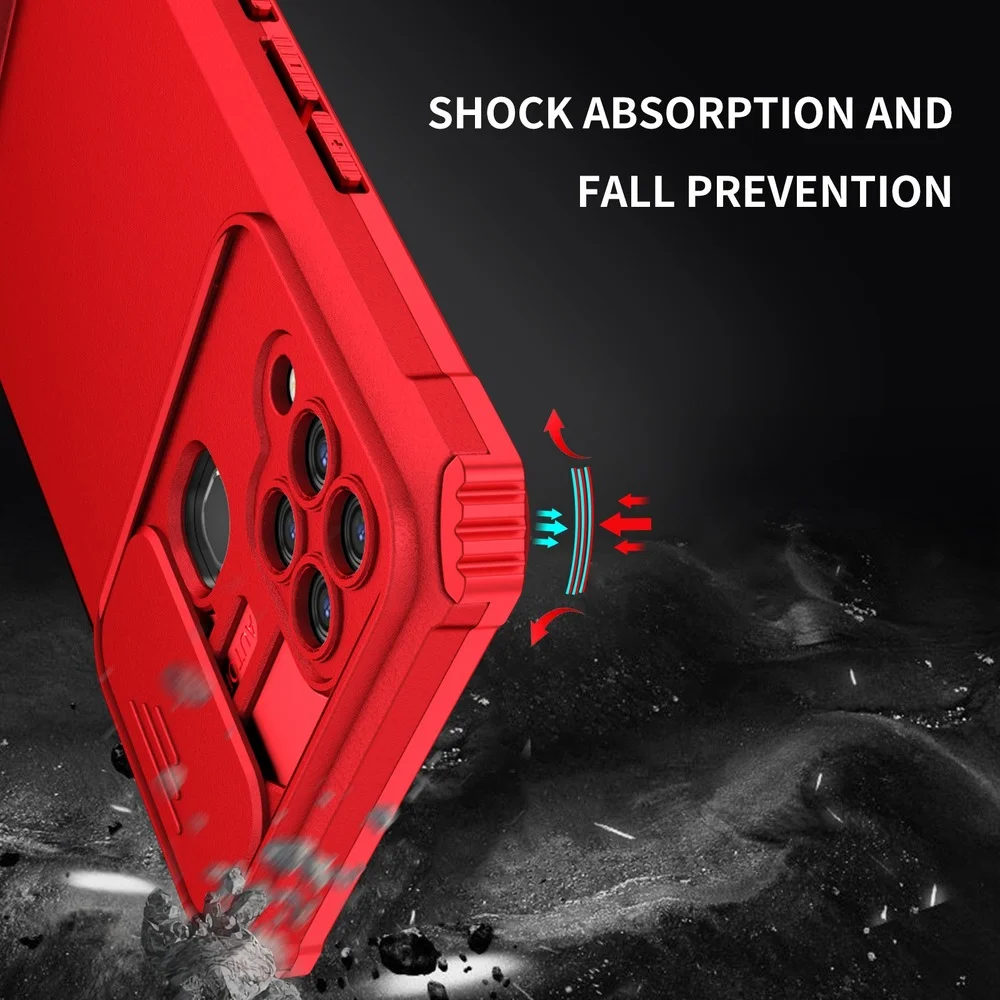 Durable Shockproof Slide Window Phone Case Cover