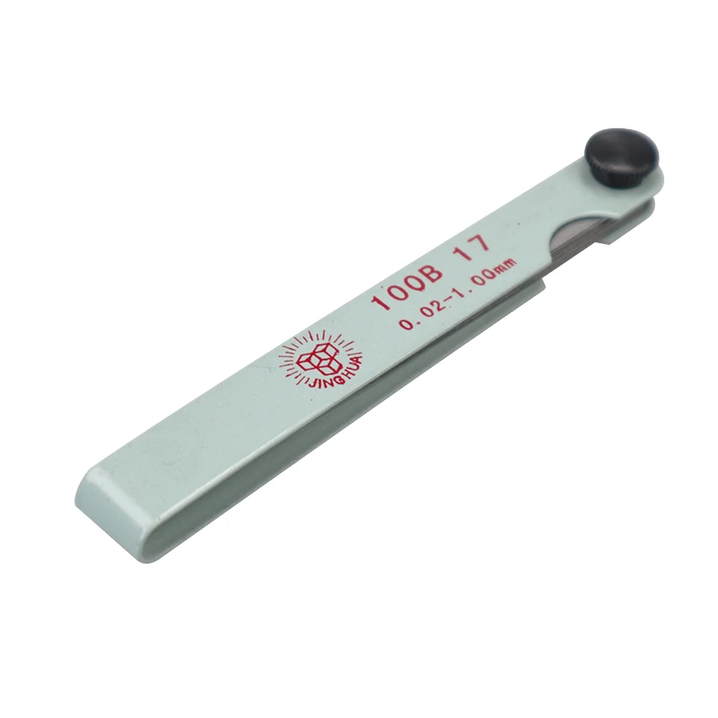 0.02-1mm 17 Blades Measurment Tool Feeler Gauge Thickness Gauges Gap Wedge for Engine Valve Adjustment Percision Measuring Tools