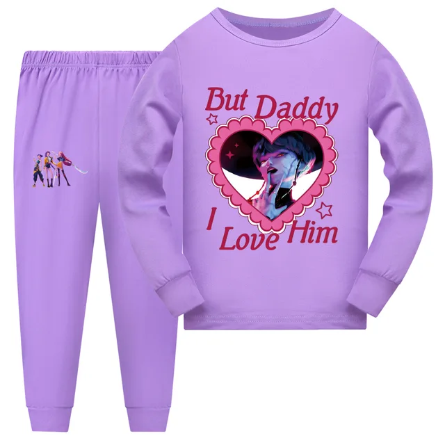 Kids KPop Demon Hunters Huntrix Sleepwear Cotton Boys Girls