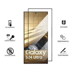 Premium 9H Tempered Glass Privacy Screen Protector with Easy Installation and Dust - Free Finish - S23 Ultra (Clear Film)