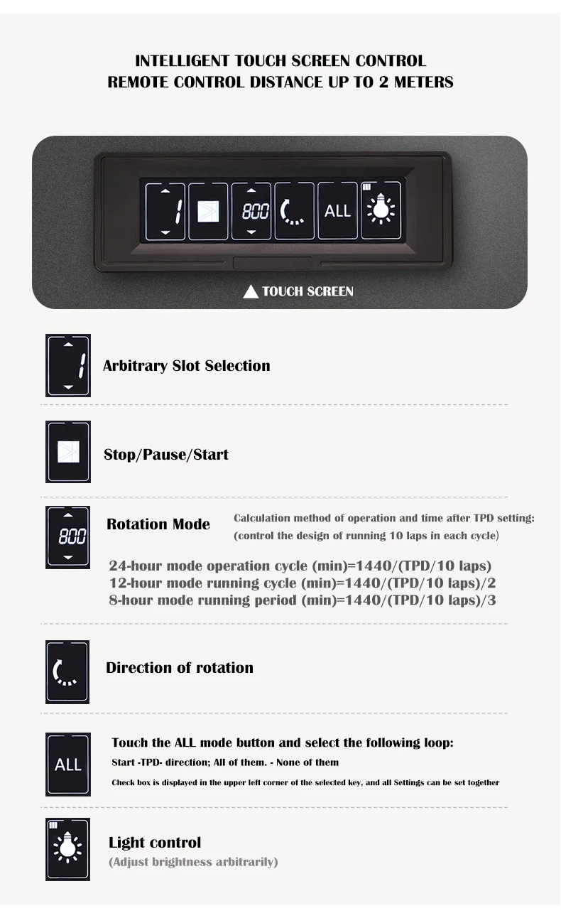 Sf0ee7729480d4a439f64b11e2481b538e Luxury 4 Slot Mechanical Watch Winder Automatic Winding Wood Watch Storage Box Safe With Touch Control and LED Light Jewelry Box