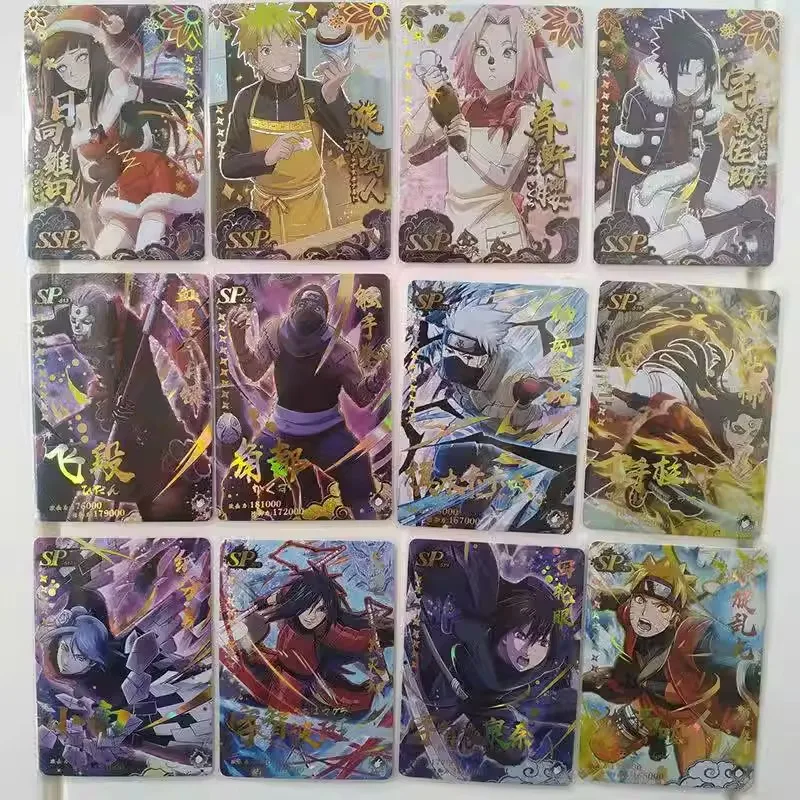 Kleine Dinosaurier-Naruto-Ninjutsu-Karte, komplettes Set aus SSP- und SP-Karten, brandneue, authentische japanische Anime-Charakter-Sammelkarte – Detail 2