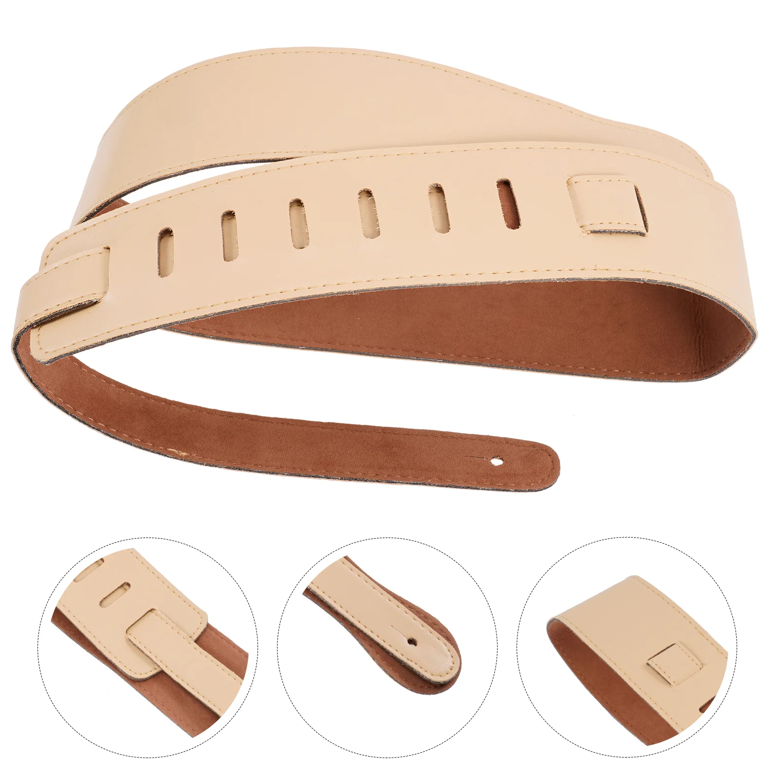 

Wear-resistant Guitar Strap Replacement Adjustable Electric Guitar Strap PU Guitar Strap