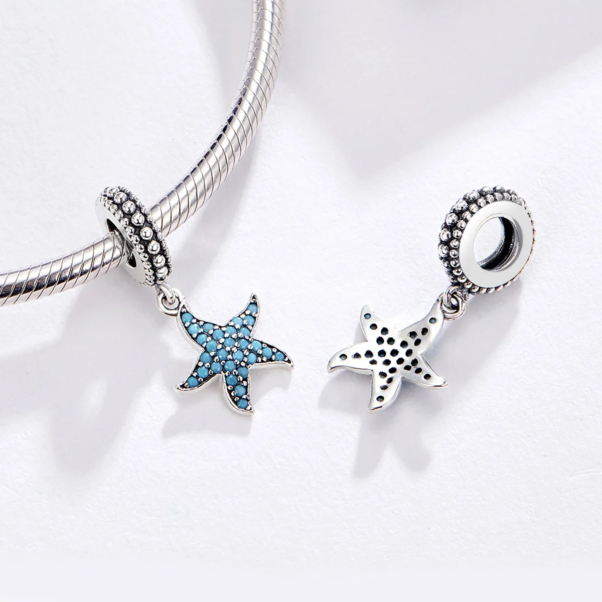 925 Sterling Silver Vintage Blue Series Charm Fox Owl Beads Feather Pendants Fit Original Bracelet DIY Fine Jewelry charm jewelry sterling silver jewelry beads charms animal charm jewelry sterling silver beads silver charm bead charm bead beads jewelry sterling silver beads charm loose gemstone jewelry silver charm bracelet