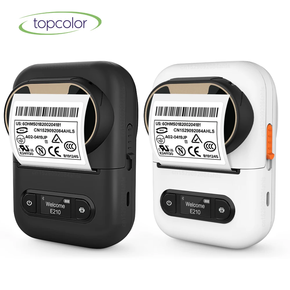 PortableMiniPrinterE210ThermalLabelPrinterNoInkPrinting