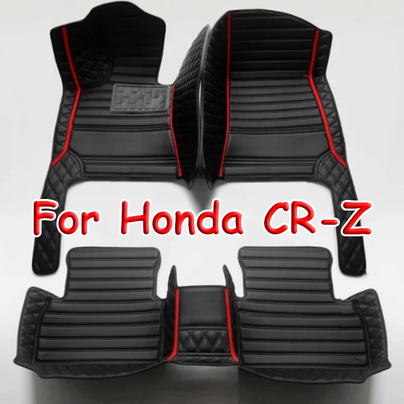 

Автомобильные напольные коврики для Honda CR-Z CRZ ZF1 ZF2 2010 ~ 2016, автомобильные накладки на ножки, роскошный кожаный ковер, детали интерьера, автомобильные аксессуары