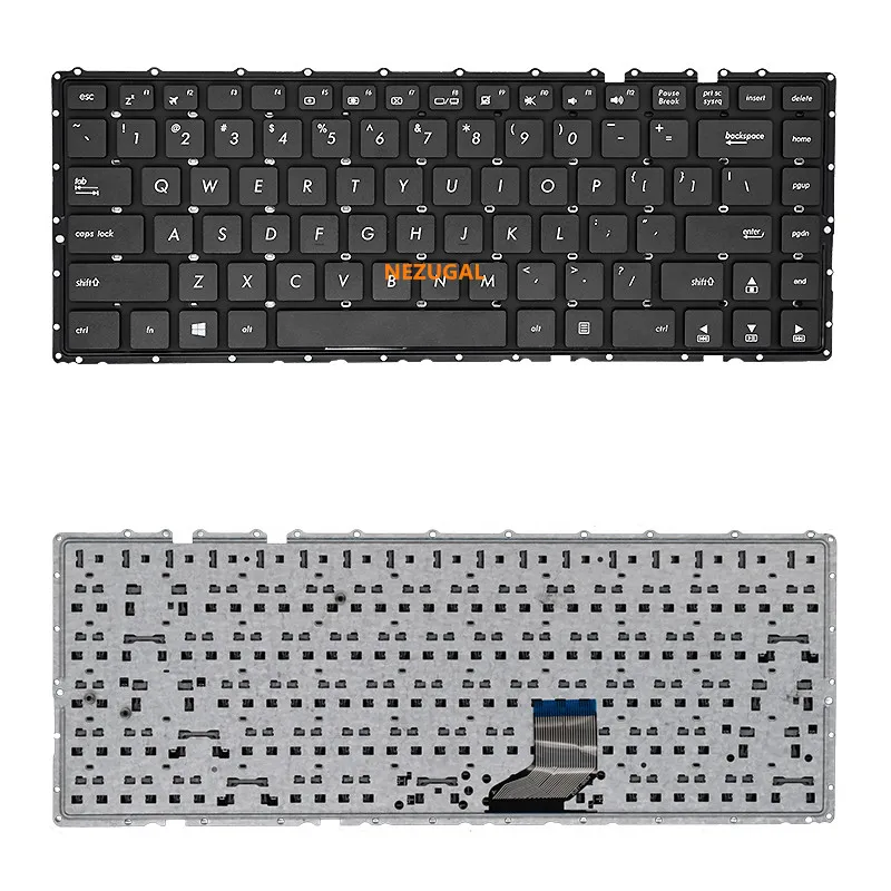 

Клавиатура US для ASUS K401L A401 K401 A401L K401LB MP-13K83US-9206 V405L, Замена клавиатуры ноутбука