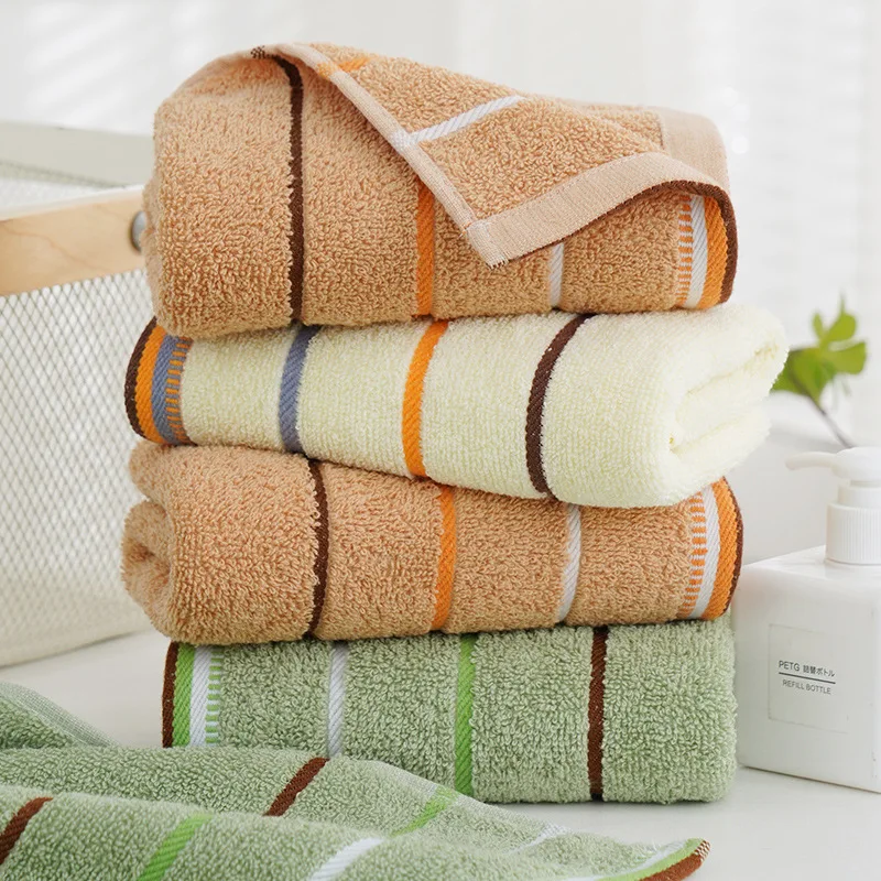 Thickened Towel 100% Cotton Bathroom Hand Towel Thickened Face Hair Towels Bathroom Adults Hotel Travel