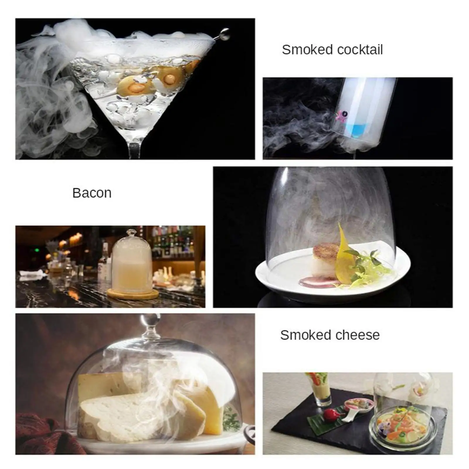 Handheld Food Smoker Portable Smoking Smoke Infuser for Cooking BBQ Drinks