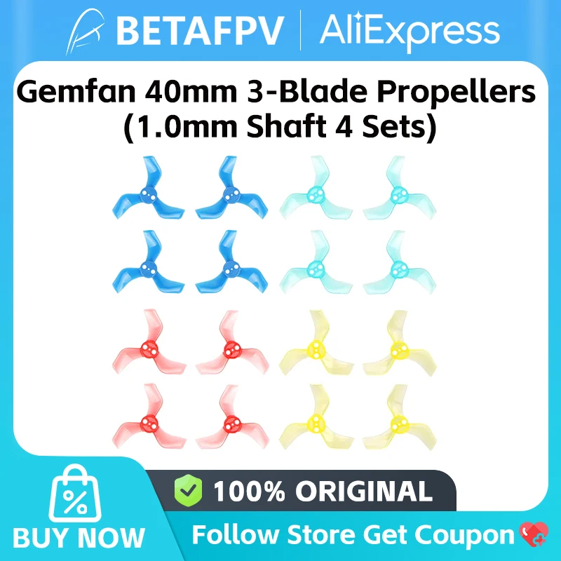 Drone Propeller Drone Propellers Drone Propeller Blades Propeller Replacement Parts 4Pairs/ 8PCS Gemfan 1635 1.6X3.5X3 40mm 3-Blade PC For RC FPV Freestyle Tinywhoop Drones DIY