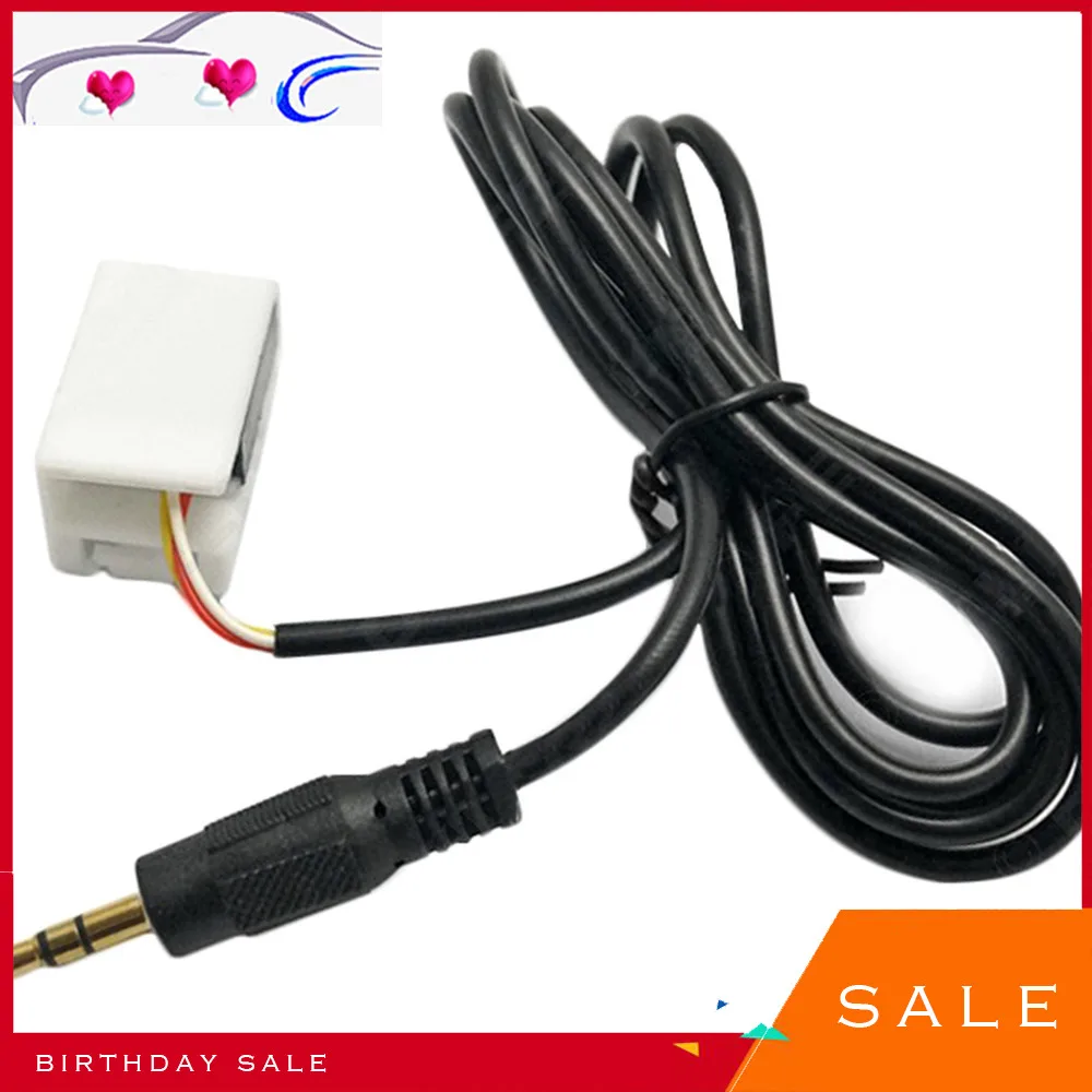 

Автомобильный аудиокабель 3,5 мм для чейнджера CD для Peugeot 307 308 Citroen C4 RD4 12Pin автостайлинг детали