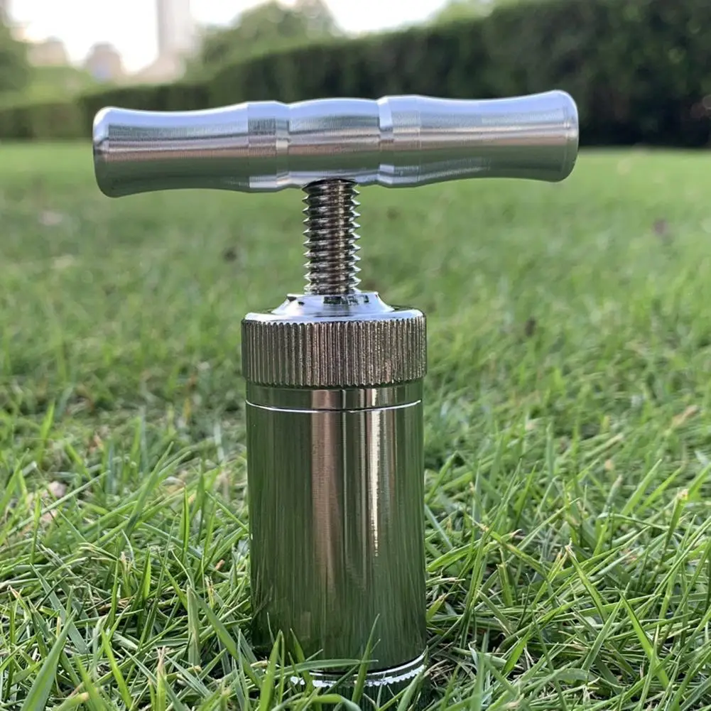 Garlic Press Practical Zinc Alloy Ginger Crusher T-Shaped Garlic Crusher Press Tool Kitchen Accessories