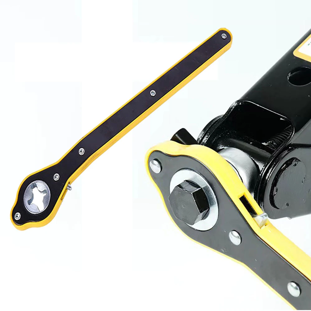 Auto Labor saving Jack Ratchet Wrench Scissor Jack Garage Tire Wheel