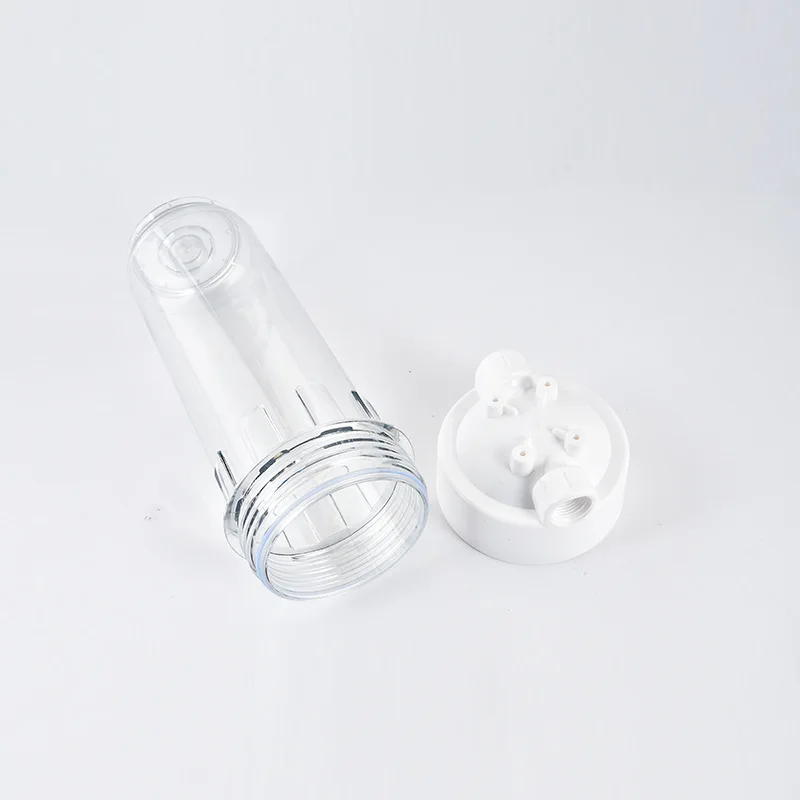 10inch Clear Filter Bottle Household Water Purifier White Filter Shell PET External Snap Bottle Water Dispenser Accessories
