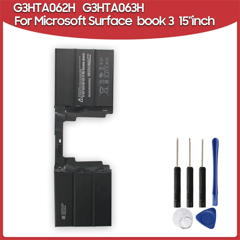 

Replacement Battery 5473mAh G3HTA062H For Microsoft Surface Book 3 15" G3HTA063H Laptop Batteries