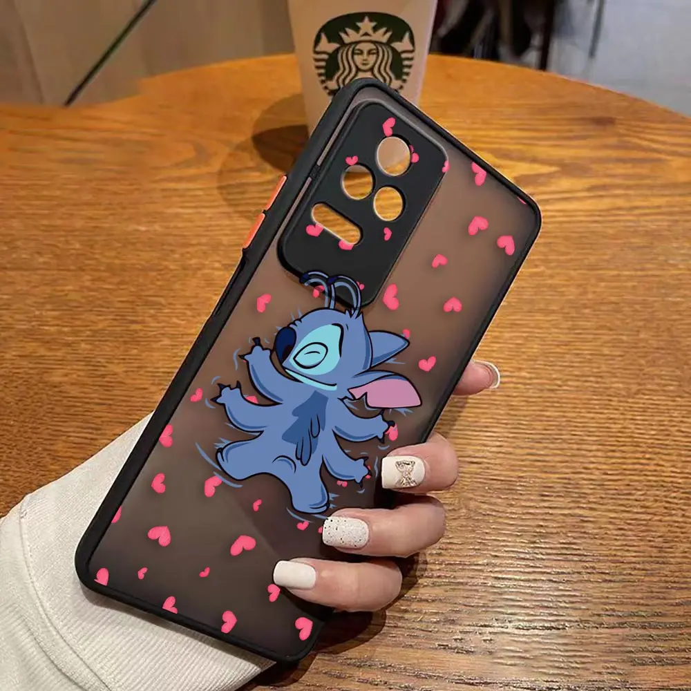 thumbnail image 1 of Matte Case for Redmi A1 K50 K40 GAMING K30 K20 10X 10C 10 9C 9T 9A 9 8 7 PRO 4G 5G Case Funda Coque Lilo & Stitch Cartoon Anime, 1 of 5
