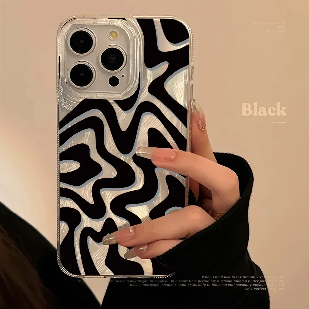 Luxury Laser Wave Design Phone Case Cover