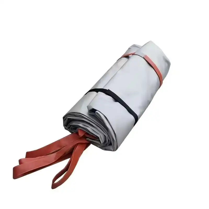 Feuerlöschdecke für Elektrofahrzeuge. Feuerlöschdecke aus silikonbeschichtetem Glasfasertuch