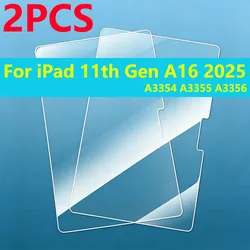 Premium HD Scratch - Proof Tempered Glass Screen Protectors for 11 - Inch Tablets, 2 - Pack (2PC - iPad 11th A16)