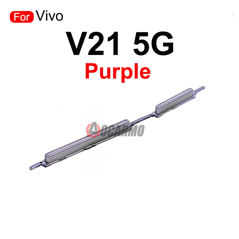 Side Button For VIVO V21 4G 5G Power Volume Up And Down Key Replacement Part