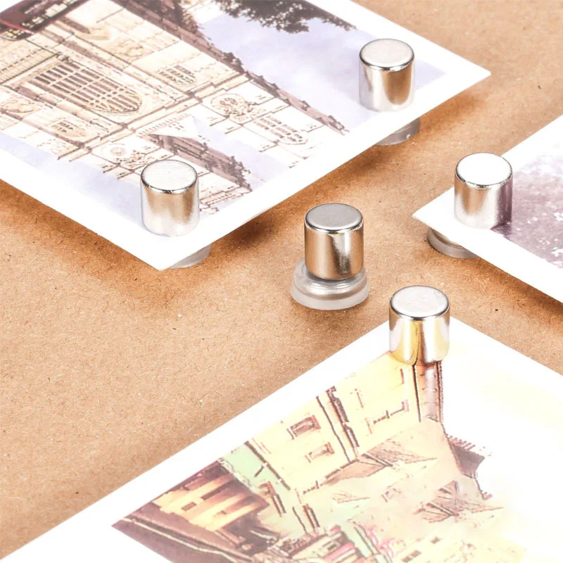 사무실 압정 그림 고정기, 강력한 네오디뮴 자석 콘, 자석 사무용품, 마그네틱 푸시 핀, 10 개