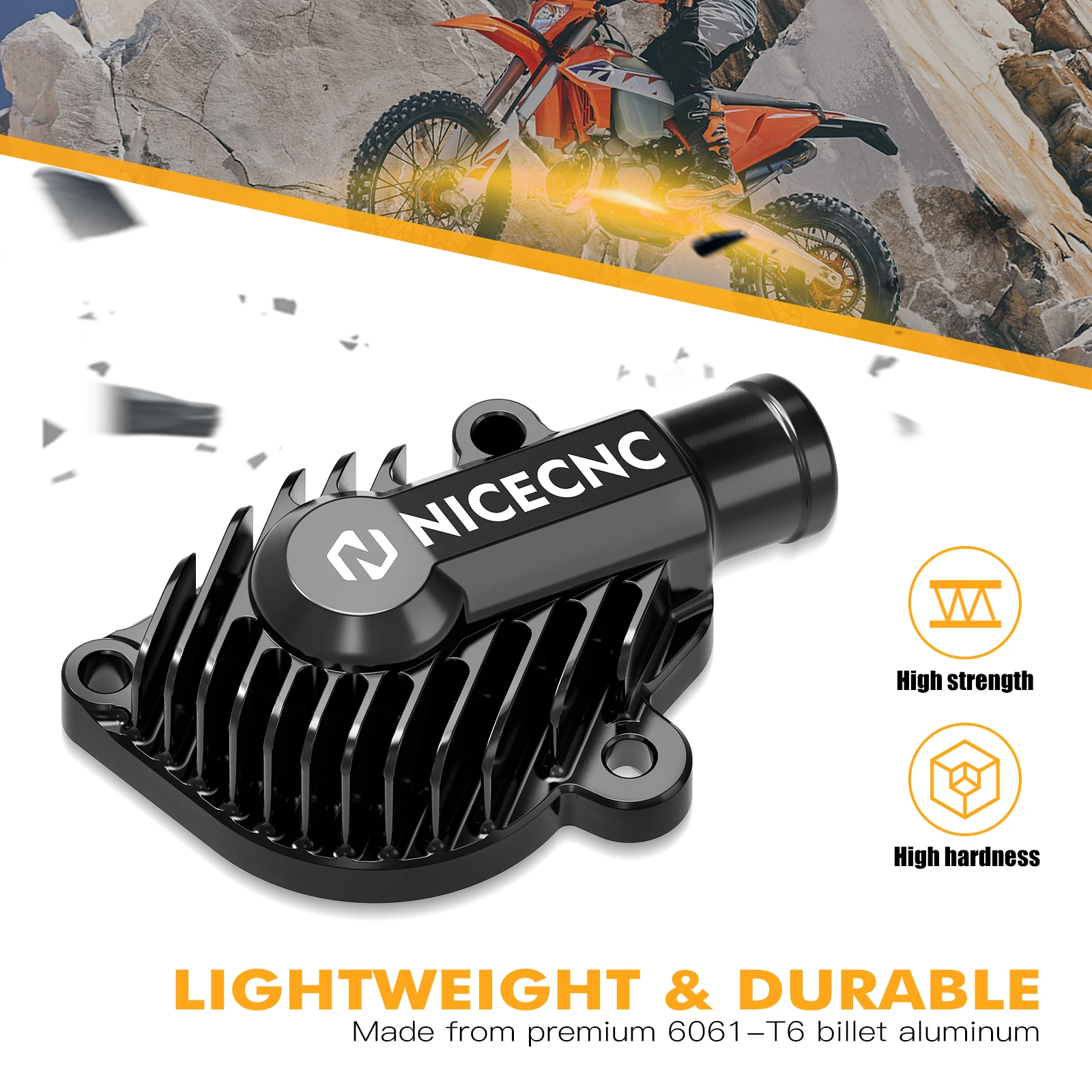 Für 2024 KTM EXC 300 SX 125 Husqvarna TE300 GasGas EC 300 EC 250 Motorrad Wasserpumpe Kühler Laufrad Spacer Schutz Abdeckung Kit – Detail 16
