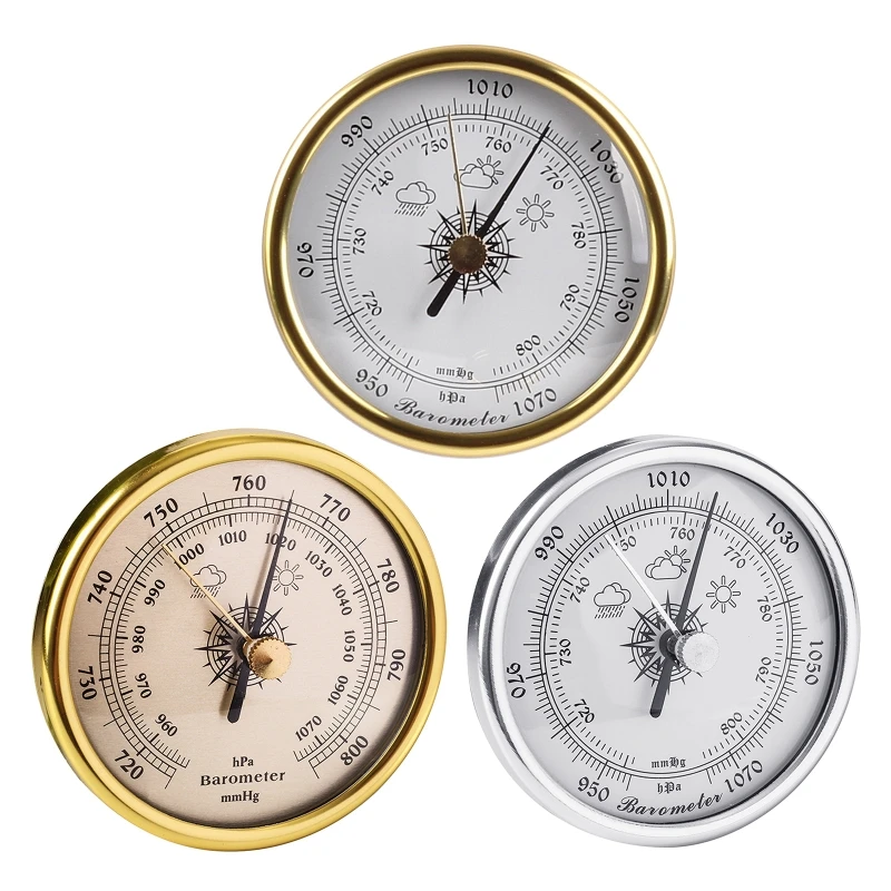 weg spanning varkensvlees High Accuracy Dial Type Barometer Weather Station Barometric Pressure  Temperature Humidity Measurement 72mm/2.83inches - Pressure Gauges -  AliExpress