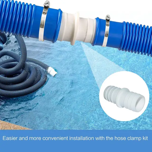 1 Állítsa Be A Medence Tömlőcsatlakozóját, Nagy Teljesítményű Szivárgásmentes Csőcsatlakozó Rozsda-Rezisztens Gyors Kapcsolat Tömlőbilincsekkel Pangea Tech Számára