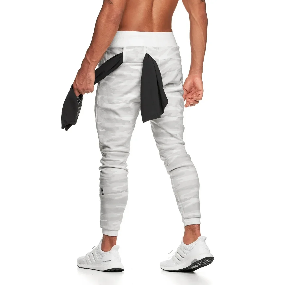 Men's Cotton Sport Trousers Fitness Running Training Pants Cross-Border Long Pants Comfortable Breathable Sports Wear