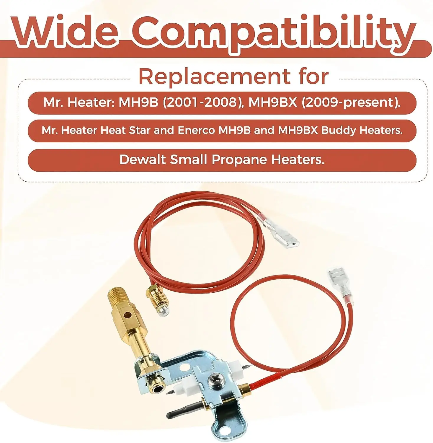 Pilot Assembly F273401 73404 Replace Portable Buddy Mr Heater MH9B MH9BX for Dewalt Small Propane Heater for Heat Star / Enerco