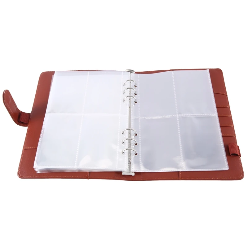 

100 Envelope Challenge Binder, Savings Challenges Binder, Budget Binder, Easy And Fun Way To Savemoney(Brown) Brown