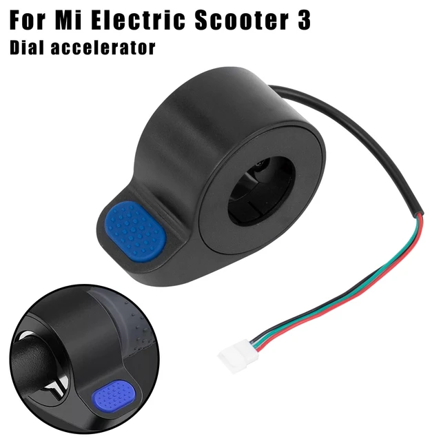 Control De Velocidad Del Acelerador Del Pulgar Del Dial De Velocidad  Duradero Para Patinete Eléctrico Xiaomi Mi 3, Botón De Goma Azul, Piezas  Del Acelerador Del Pulgar - Piezas Y Accesorios De