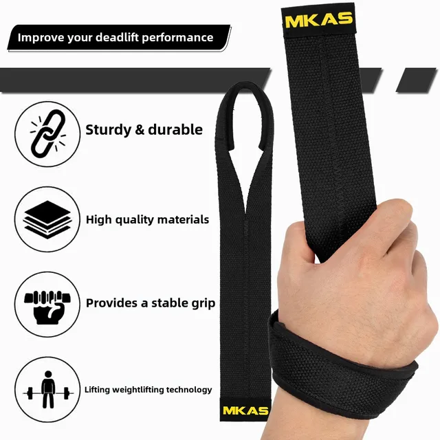 New Gym Lifting Straps Barbell Deadlift Booster Belt Fitness Anti-slip Hand Wraps Wrist Straps Fitness Training Auxiliary Belt 3