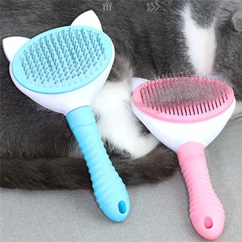 Pet Comb Cat Cleaning Supplies High Quality Self cleaning Brush Professional Grooming brush for Dogs, Cats pets Glove dog Bath 1