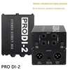 Prodi-2 Passive Stereo Direct Box Audio DI Box Direct Injection Box Low Noise Guitar Bass DI 2 Channel Audio Converter 2