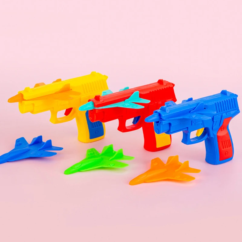 lanciatore di aeroplani pistola giocattolo aeroplano pistola schiuma