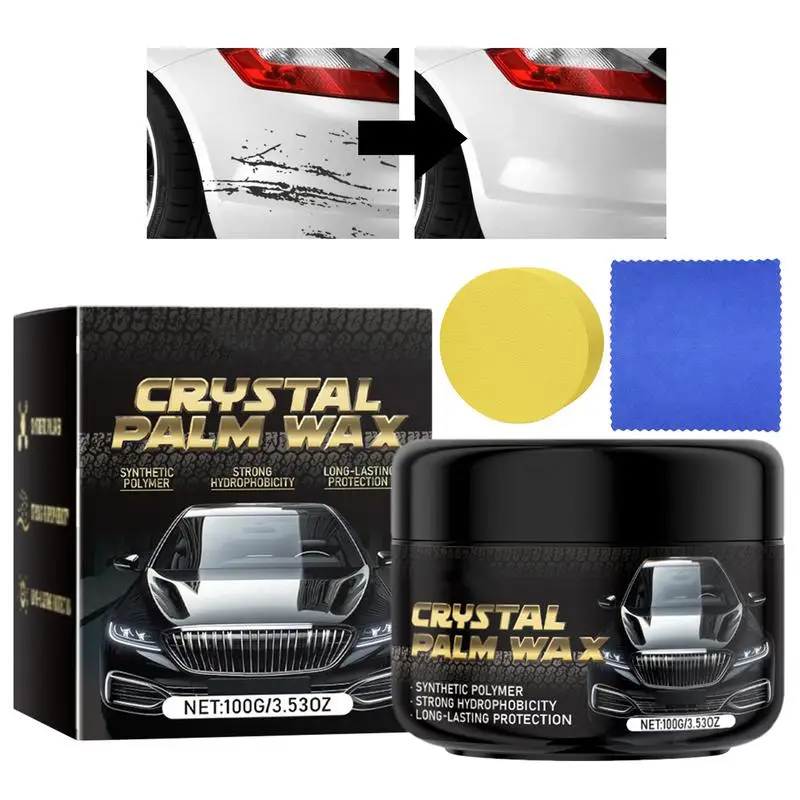

Car Scratch Repair Paste Super Hydrophobic All Types Of Paint Enhance Gloss Paint Anti-UV Car Paint Scratch Repair Cleaning Kit