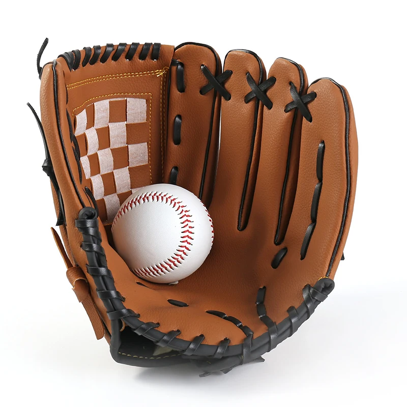 

Outdoor Sport Baseball Glove PU Leather Batting Gloves Softball Practice Equipment Baseball Training Competition Glove