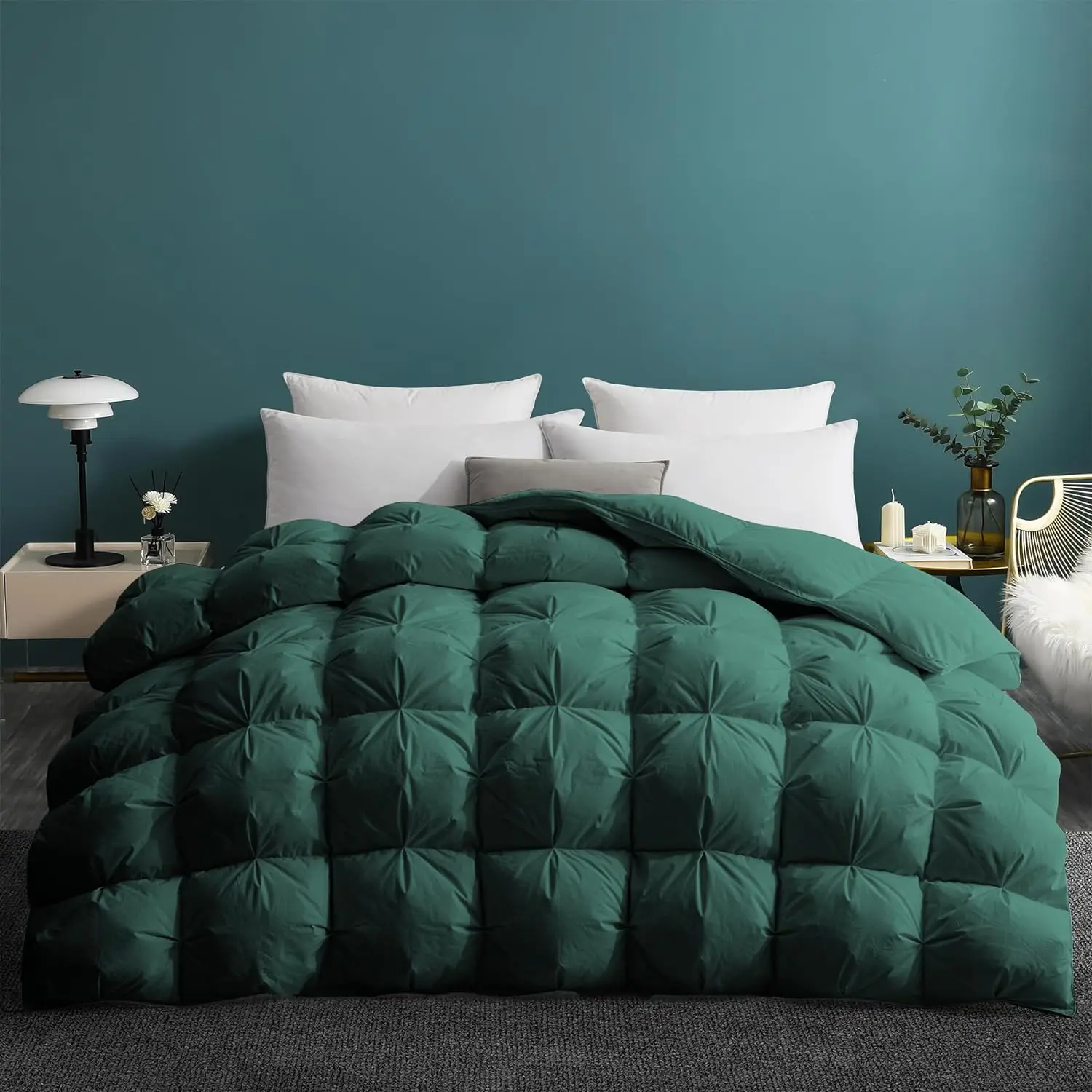 Pinch Pleat-green
