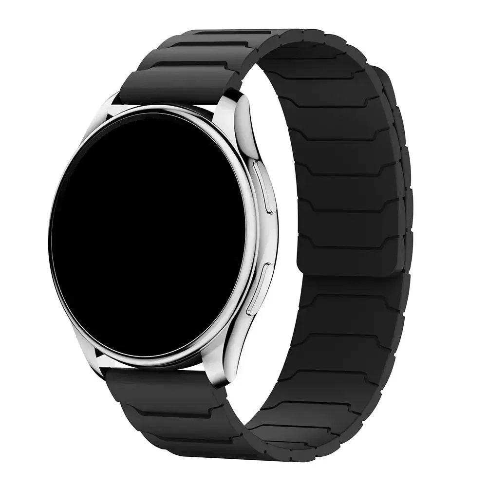 Magnetic Silicone Watchband Loop Strap Bracelet Belt