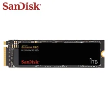 100% Original Sandisk M.2 NVMe 3D SSD 500GB 1TB 2TB Internal Solid State Disk Hard Drive Extreme PRO SSD For Laptop Desktop PC