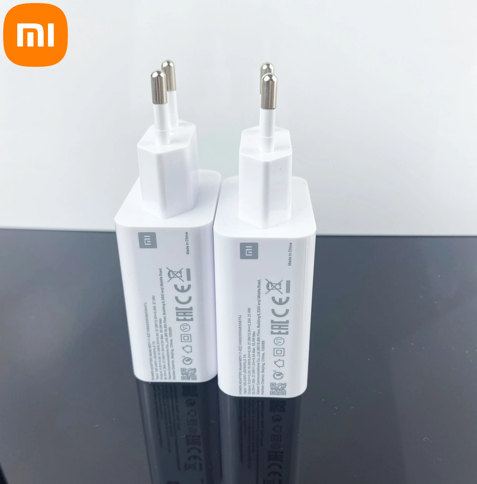 Original Xiaomi 33W Fast Charger EU Turbo Charge 6A Type C Data Cable Redmi Note 9 POCO X3 Nfc Mi 10 9 9t Pro Note 10 K20 K30 