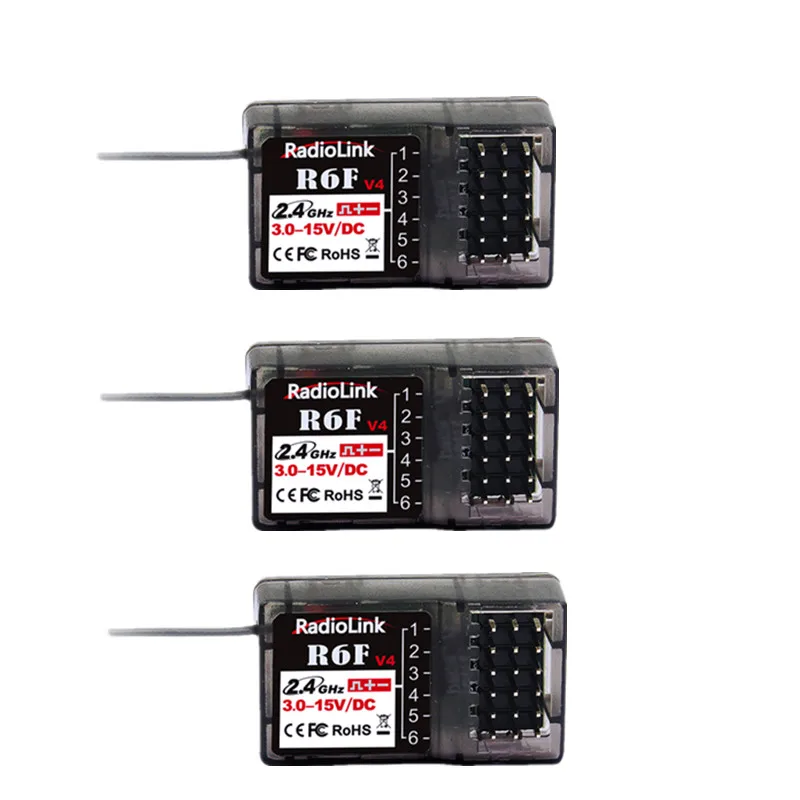 Advanced 2.4G 6-Channel Receiver with Gyro Function
